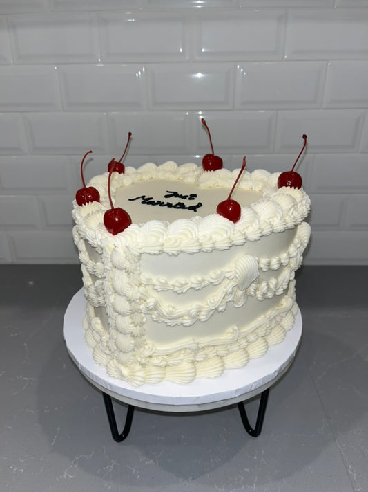 Vintage Heart Cake