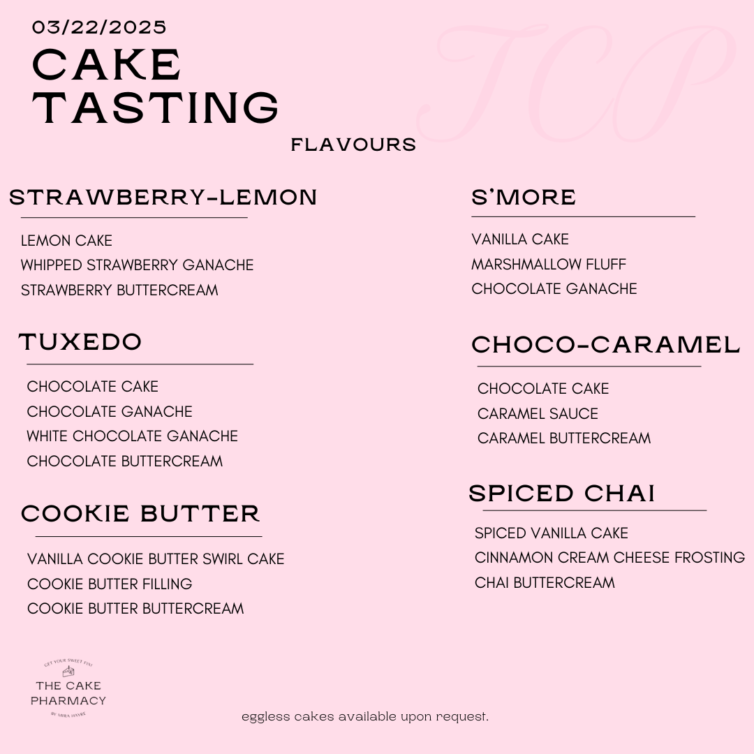 Cake Tasting Box