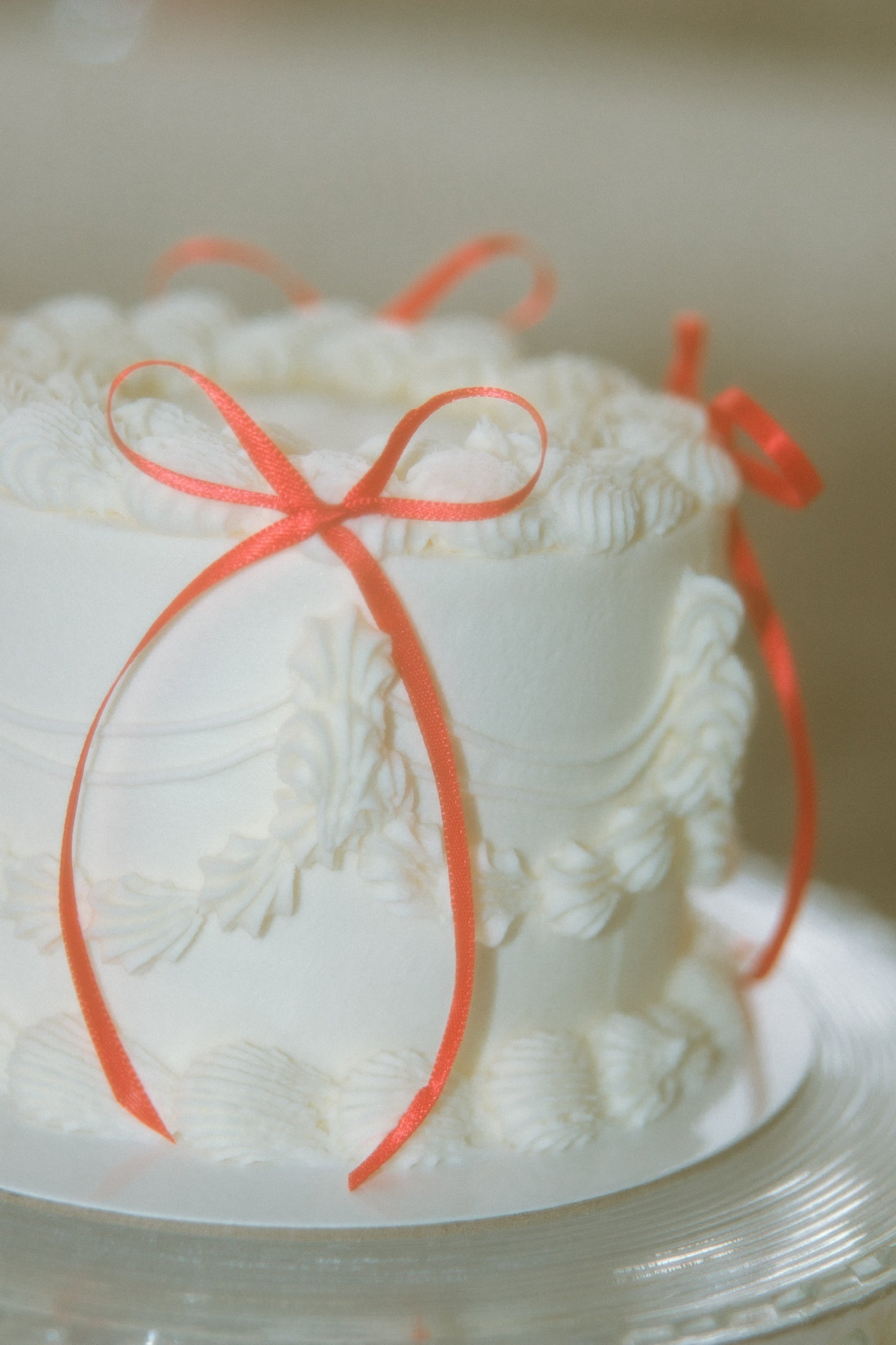 Bows & Buttercream Cake