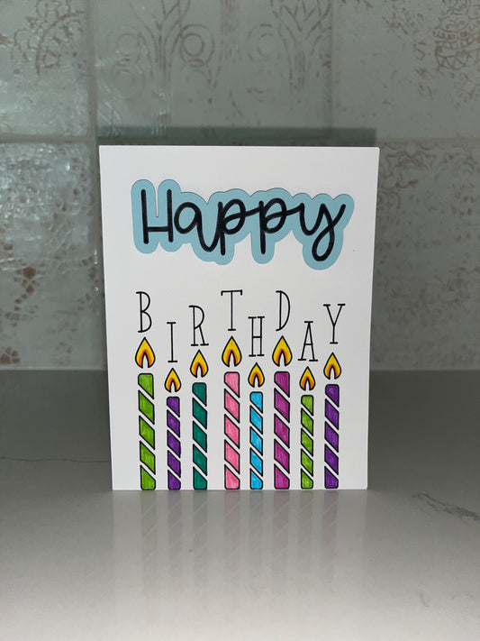 Birthday Candle Card