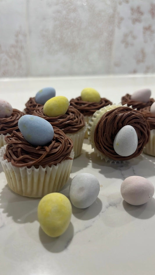 Mini Egg Cupcakes