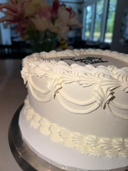 Vintage Heart Cake