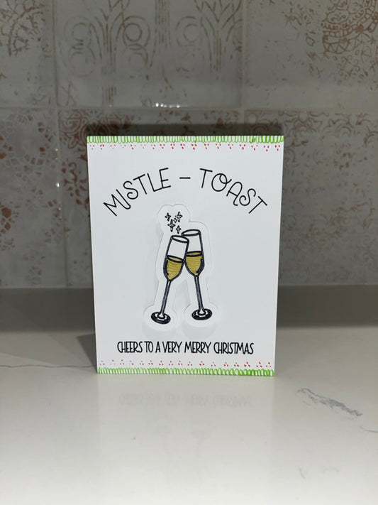 Mistle-Toast Christmas Card