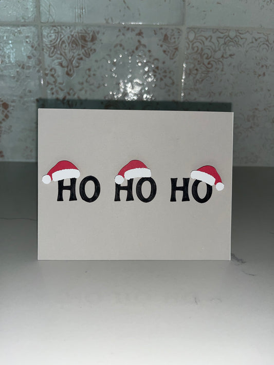 Ho Ho Ho Christmas Card