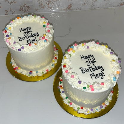 Sprinkle Mini Cake