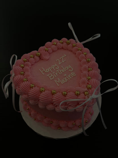 Luxe Heart Cake