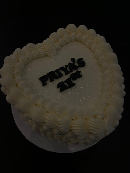 Luxe Heart Cake