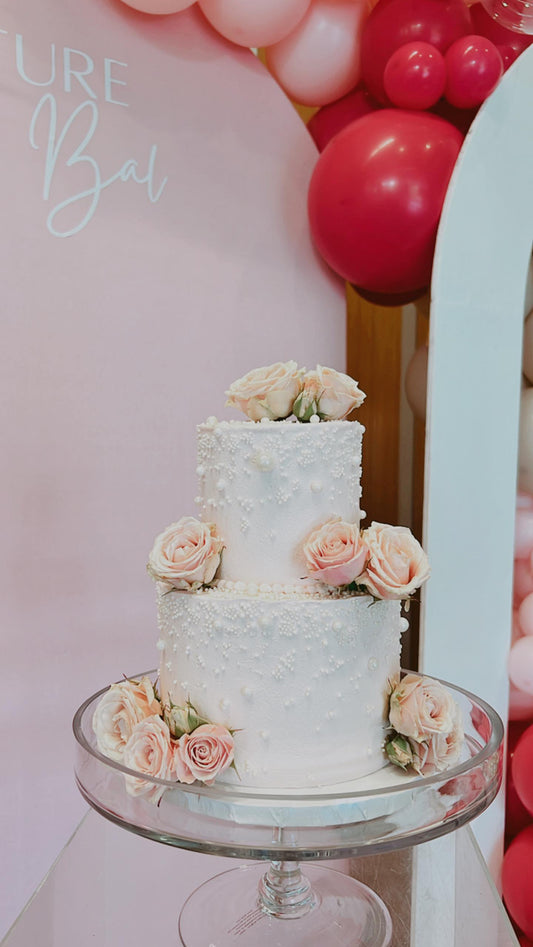 Pretty Pearls Cake